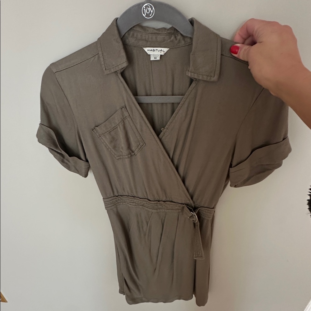 Habitual Kid wrap dress size 10